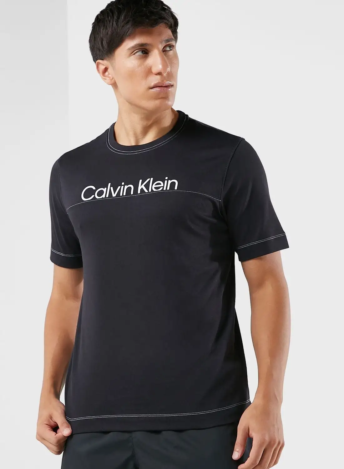 Calvin Klein Performance Logo Ss T-Shirt