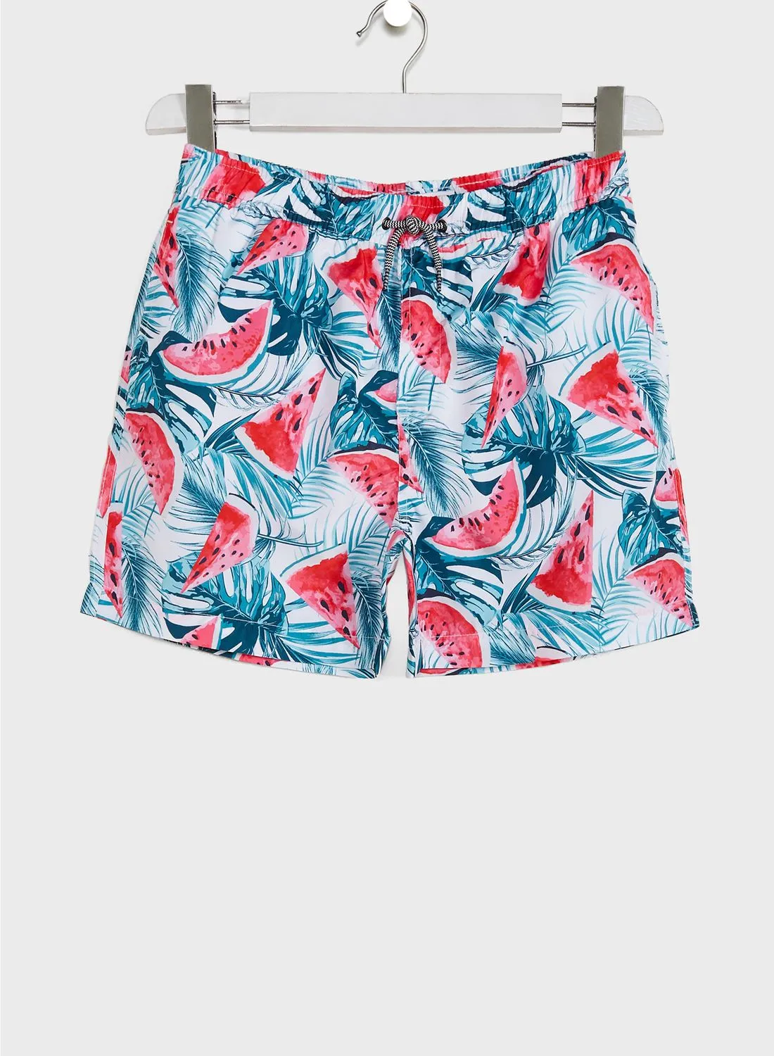 BRAVE SOUL Boys Swim Shorts With Watermelon Prints All Over