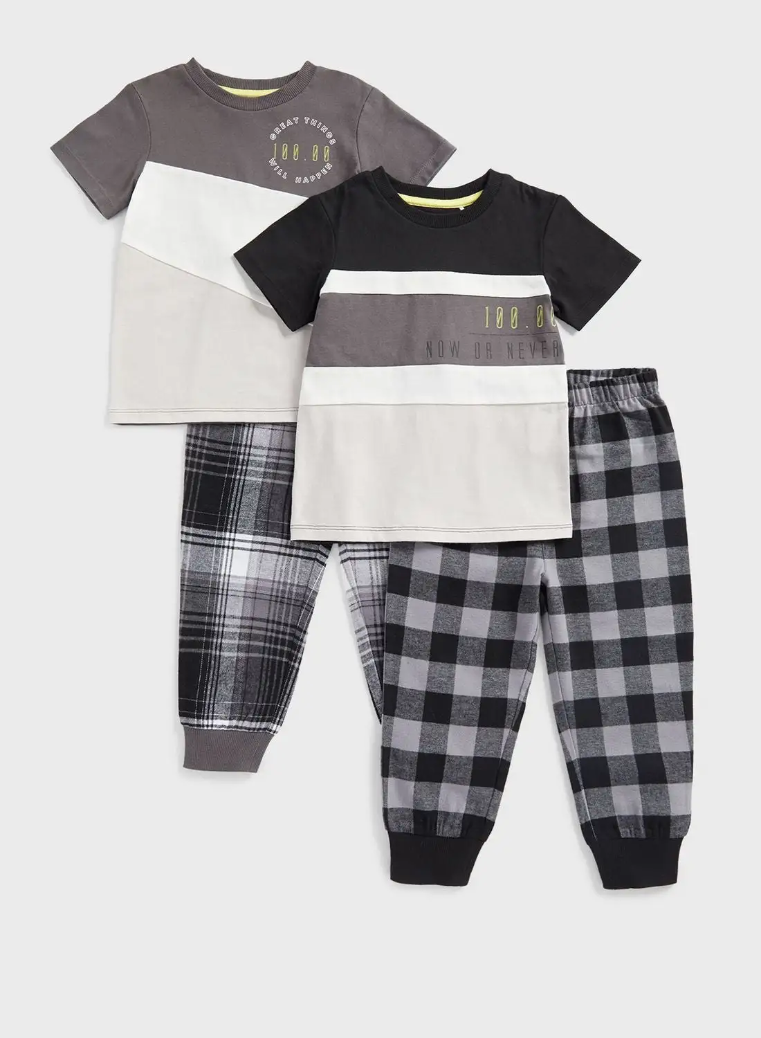mothercare Kids 2 Pack Assorted T-Shirt & Sweatpants Set
