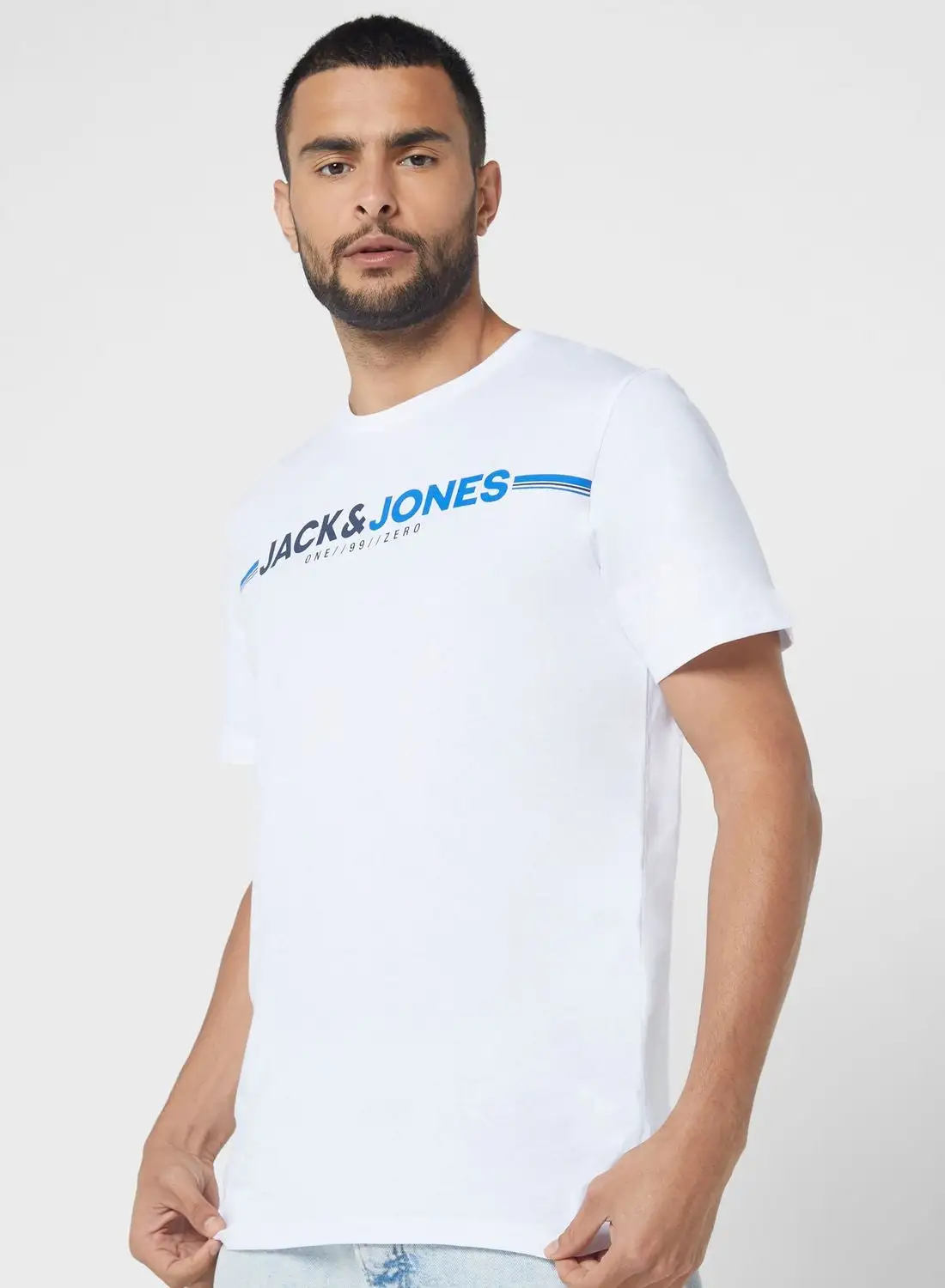 JACK & JONES Logo Crew Neck T-Shirt