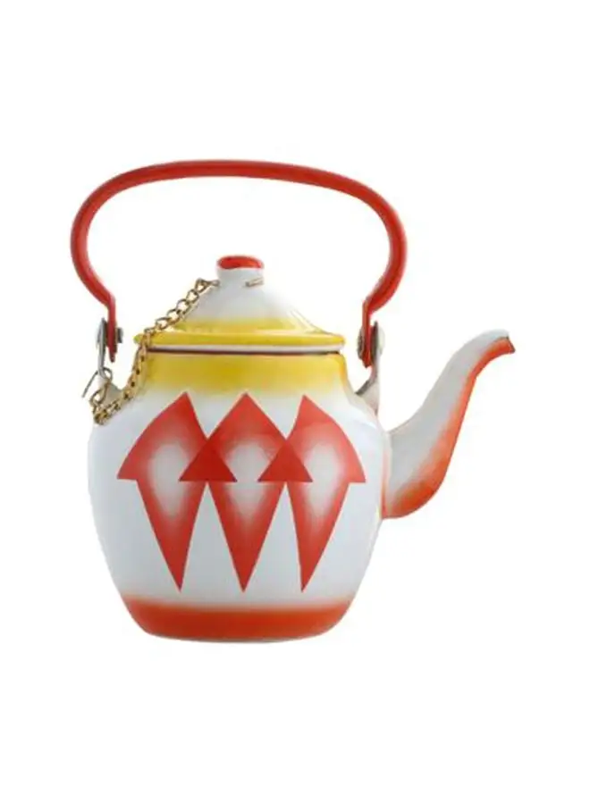 Alsaif Enamel Ware Arabian Tea Kettle, 3L Multicolour