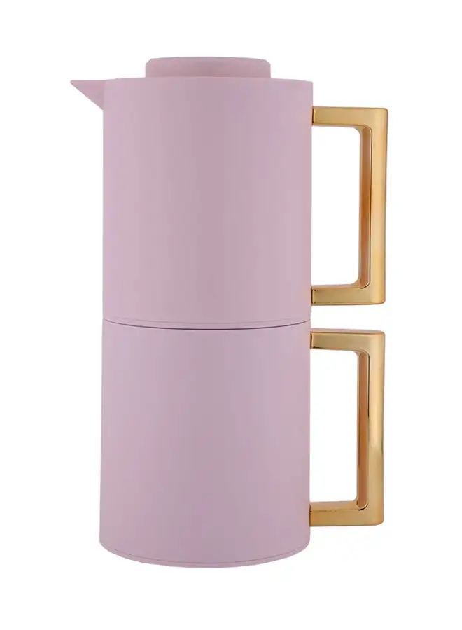 Deva Al-Saif Co Deva 2 In 1 Coffee And Tea Vacuum Flask Light Pink, Gold 0.5Liters