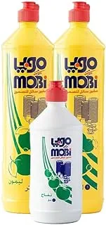 Mobi Dishwashing Liquid Lemon Scent-2L+Apple scent 0.5L