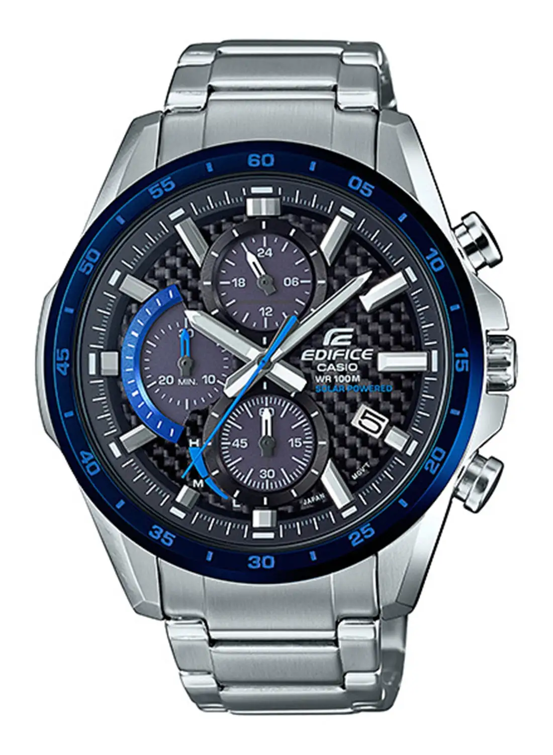 CASIO Men's Analog Stainless Steel Wrist Watch EQS-900DB-2AVUDF - 42 Mm