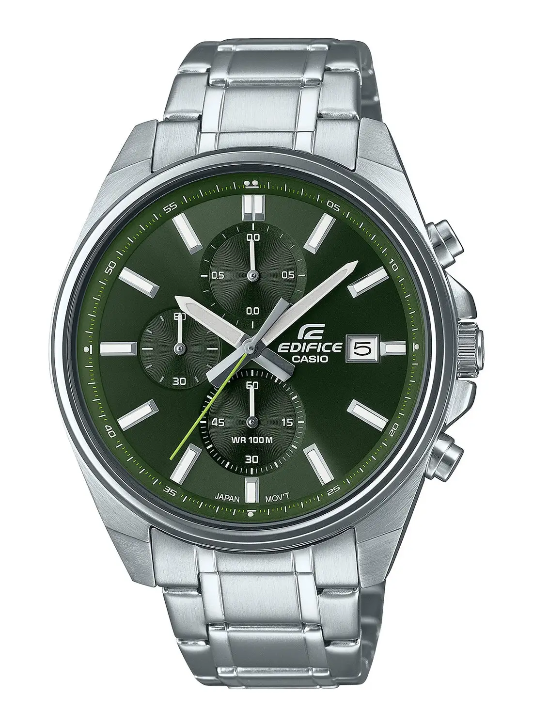 CASIO Men's Analog Stainless Steel Wrist Watch EFV-610D-3CVUDF - 42 Mm