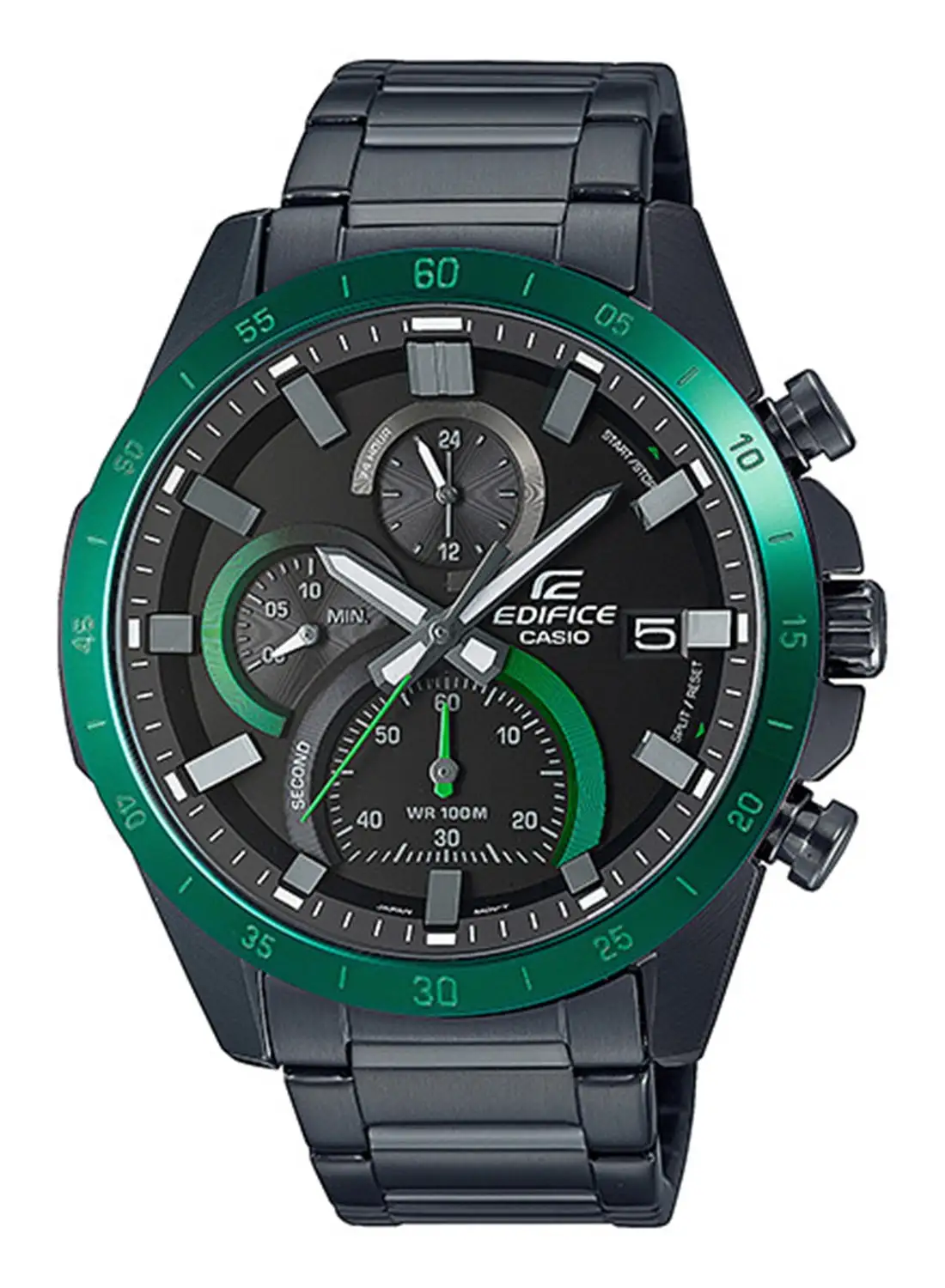CASIO Men's Analog Stainless Steel Wrist Watch EFR-571DC-1AVUDF - 42 Mm