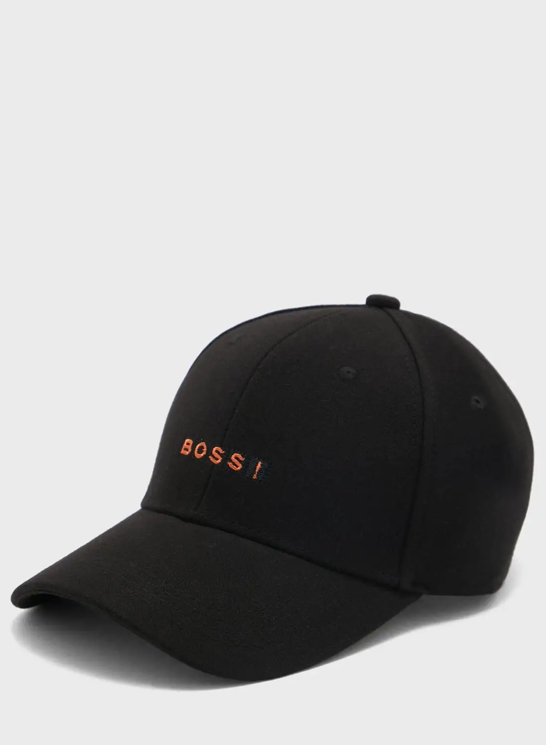 قبعة ذات قمة منحنية بشعار 75 بوس