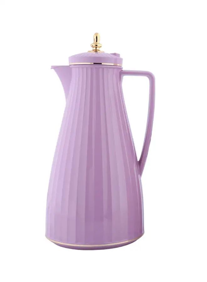 Flora Coffee And Tea Vacuum Flask 1 L Light Purple/Gold