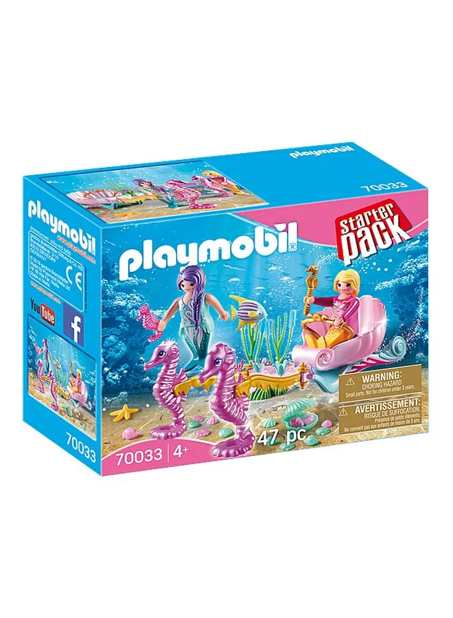Playmobil Playmobil - Starterpack Sea Horse Carriage 7.2x14.2x18.7cm