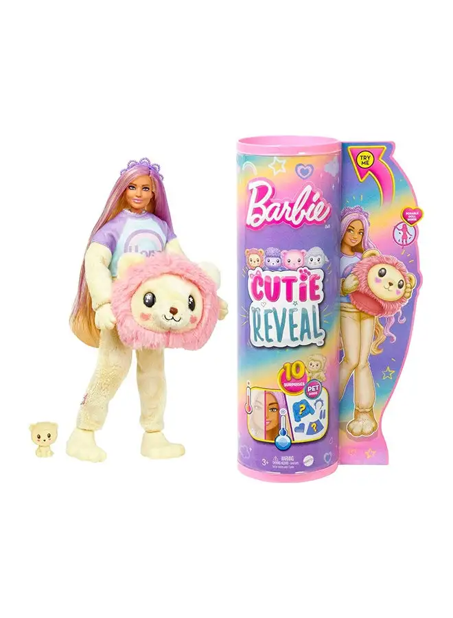 Barbie Barbie Cutie Reveal Barbie Cozy Cute Tees Series  Lion