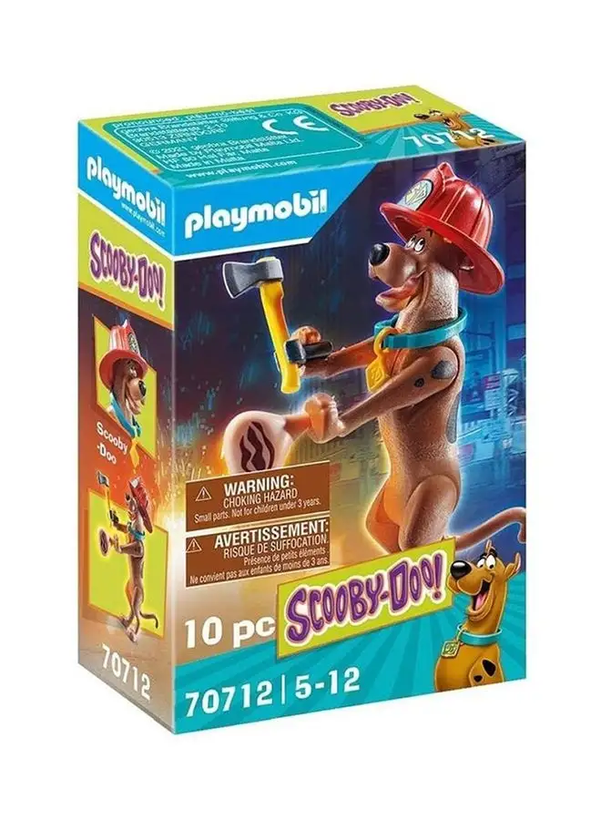 Playmobil Scooby Doo! Collectible Firefighter Figure 10cm
