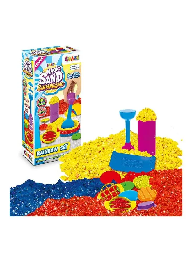 CRAZE Magic Sand - Sandamazing- Rainbow Set