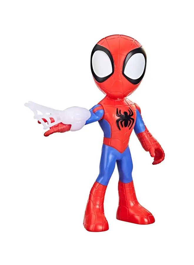 SPIDEY AND HIS AMAZING FRIENDS Marvel Supersized Spidey Figure, 9-Inch Action Figure, Preschool Toys For Kids