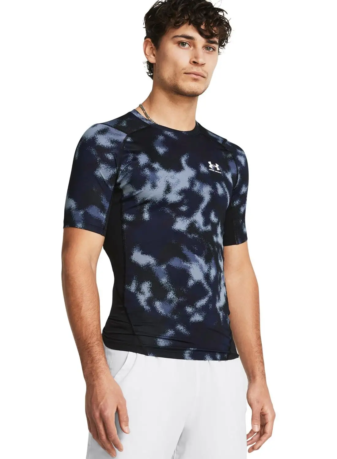 UNDER ARMOUR Heatgear Armour Printed Compression T-Shirt