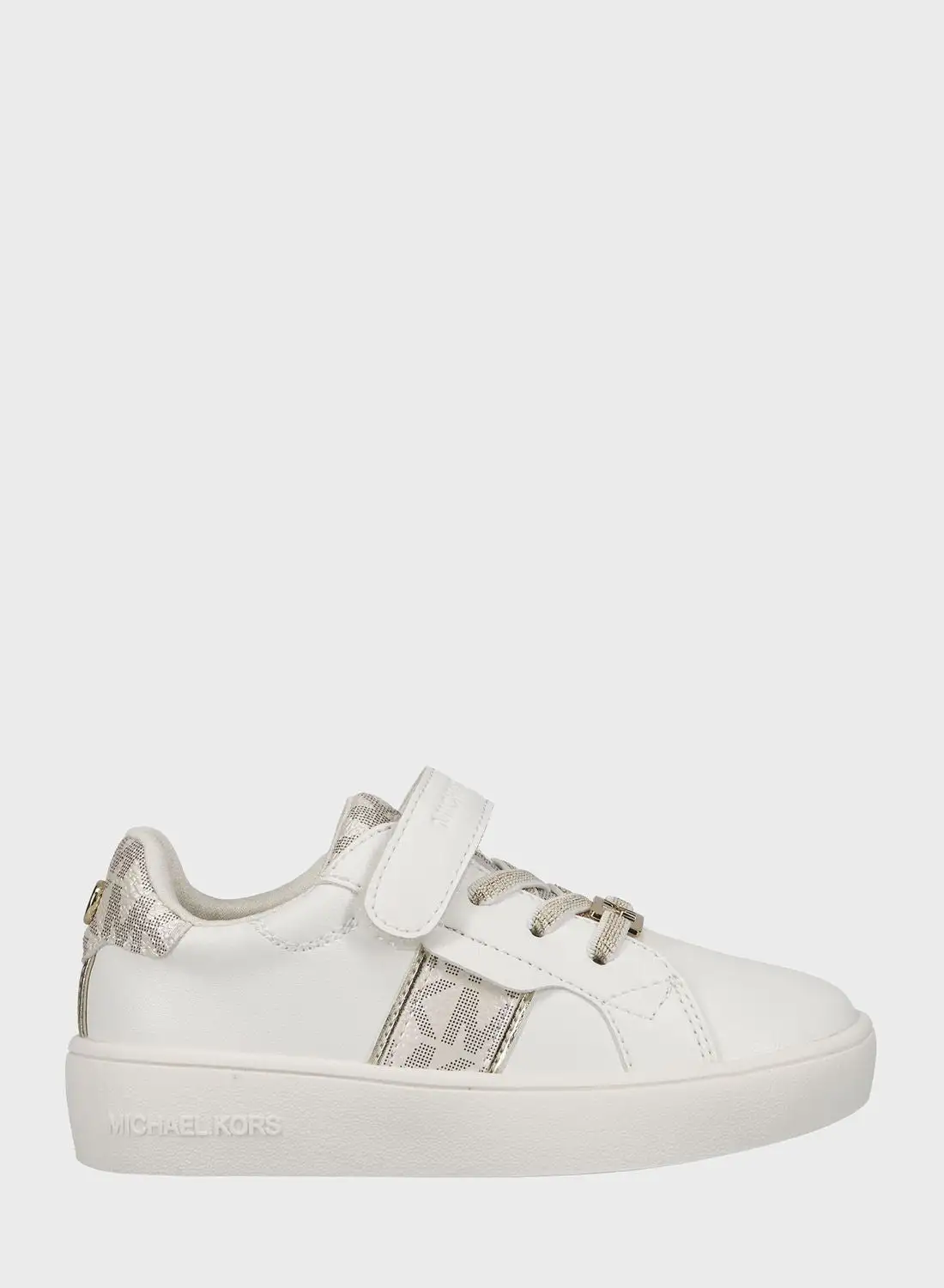 Michael Kors Kids Jem Maxine Ps Low Top Velcro Sneakers