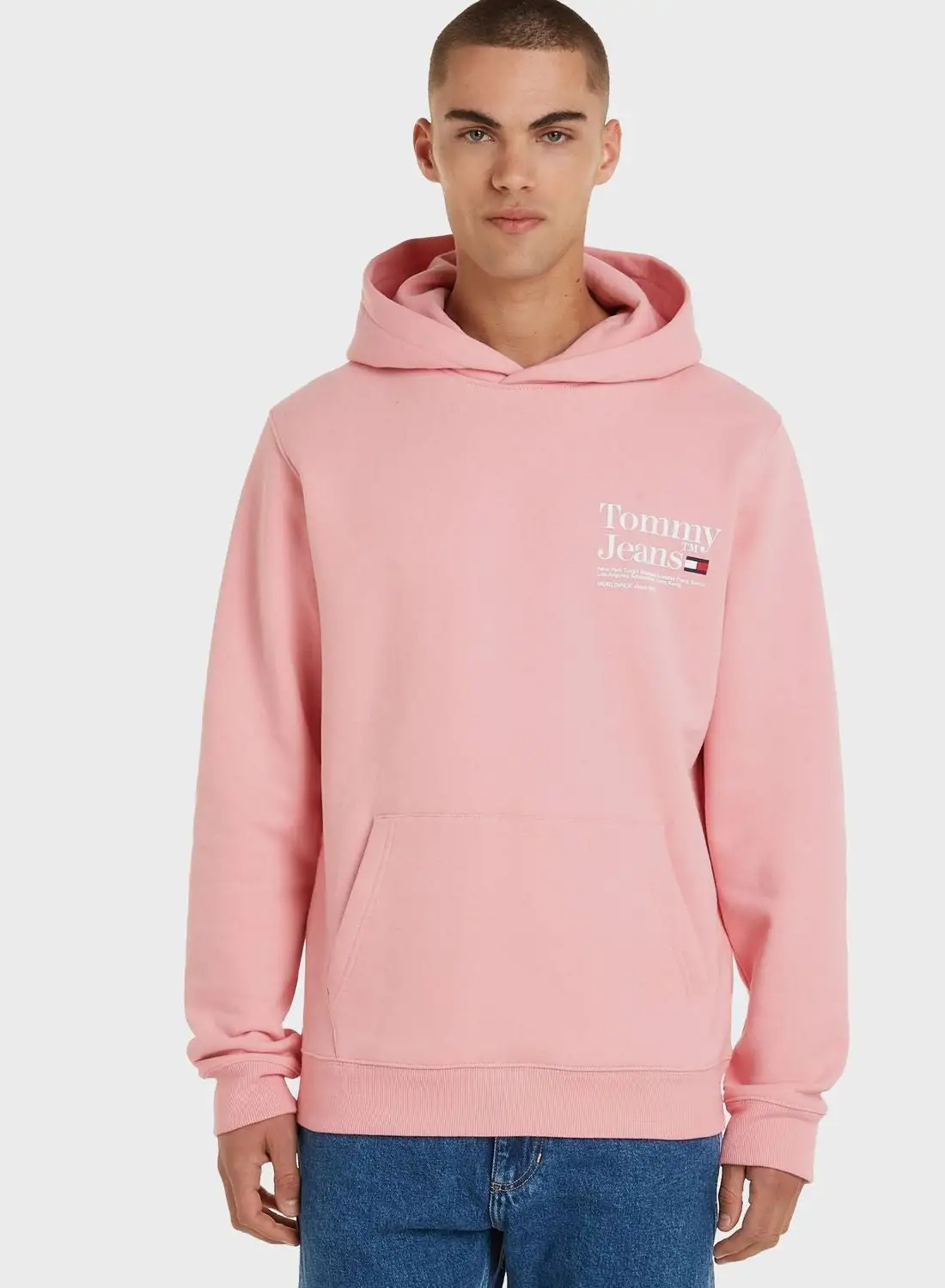 TOMMY JEANS Text Print Modern Hoodie