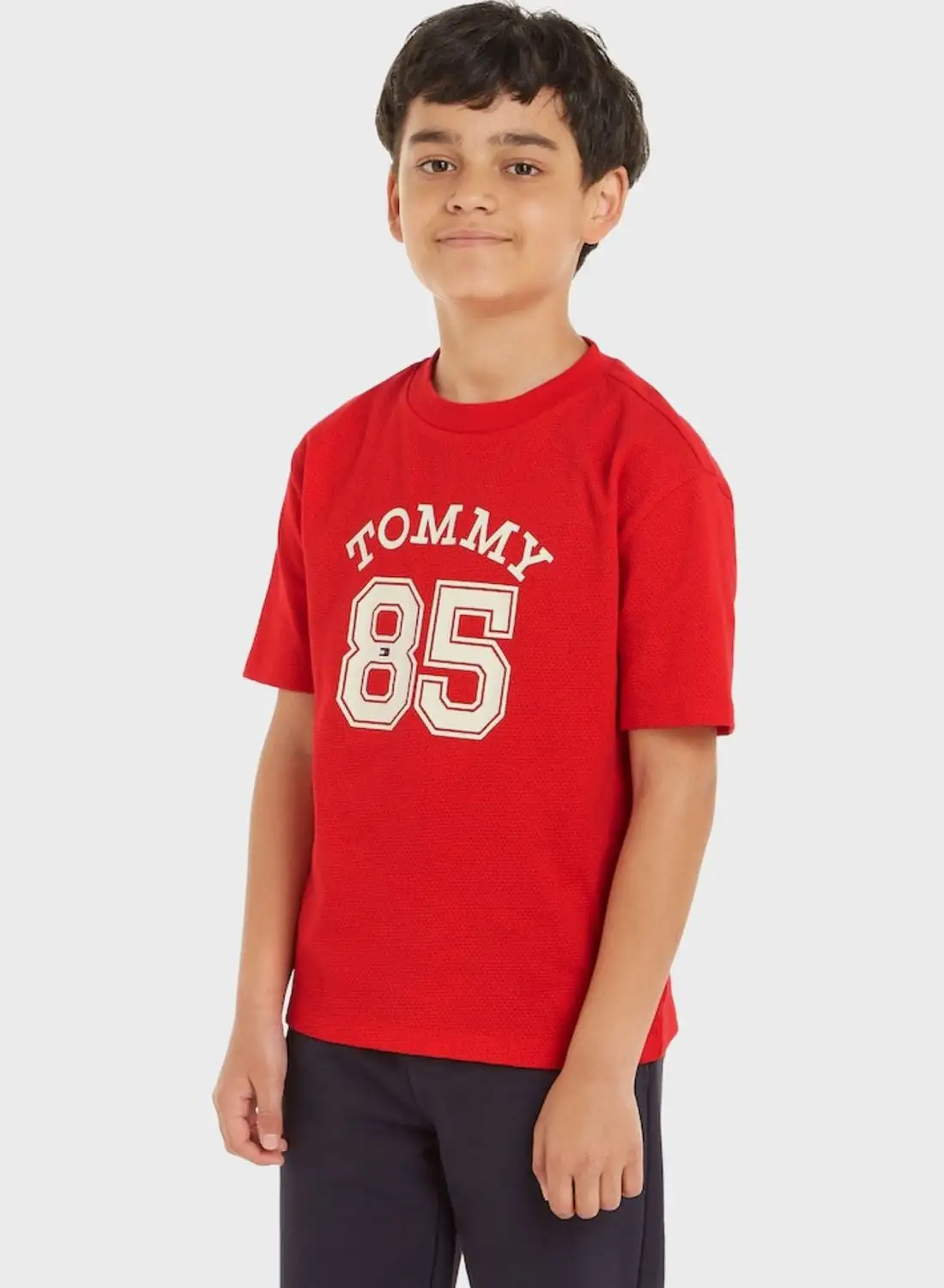TOMMY HILFIGER Kids Text Print T-Shirt