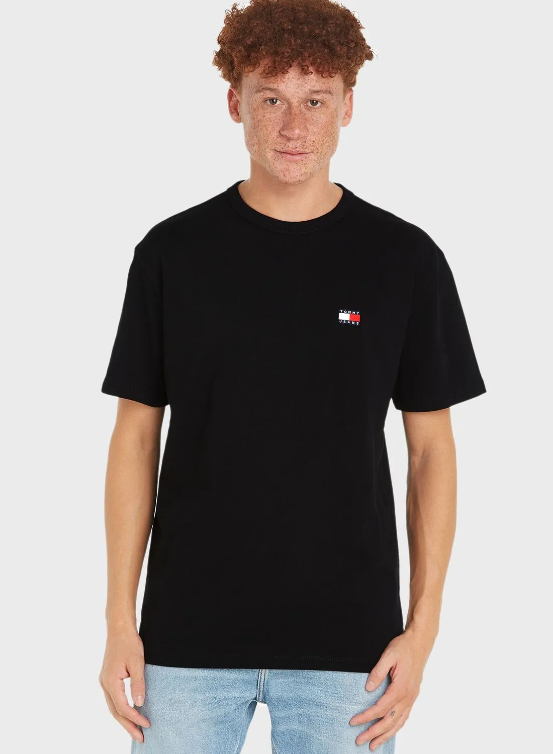 TOMMY JEANS Badge Crew Neck T-Shirt