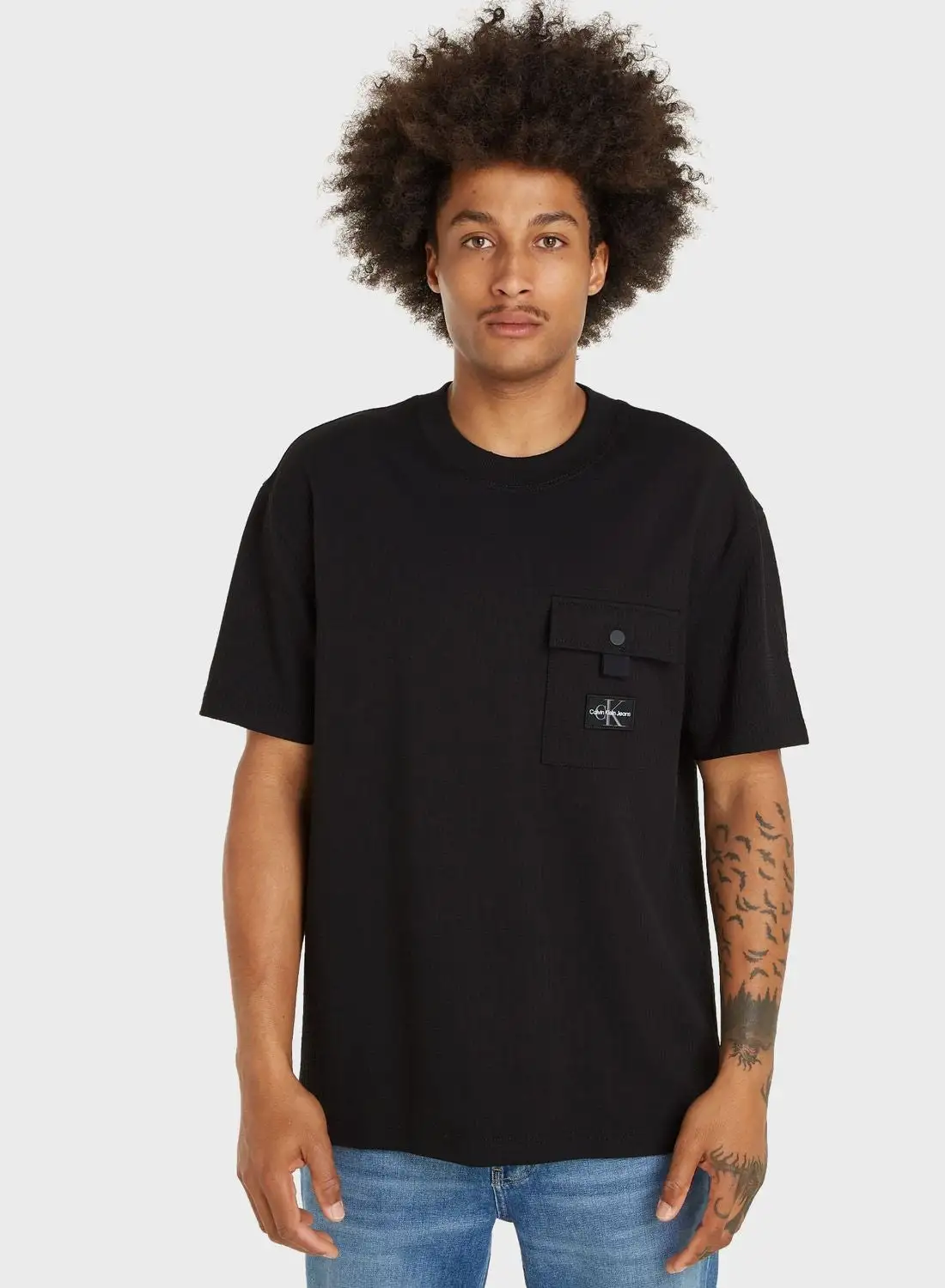 Calvin Klein Jeans Logo Front Pocket T-Shirt