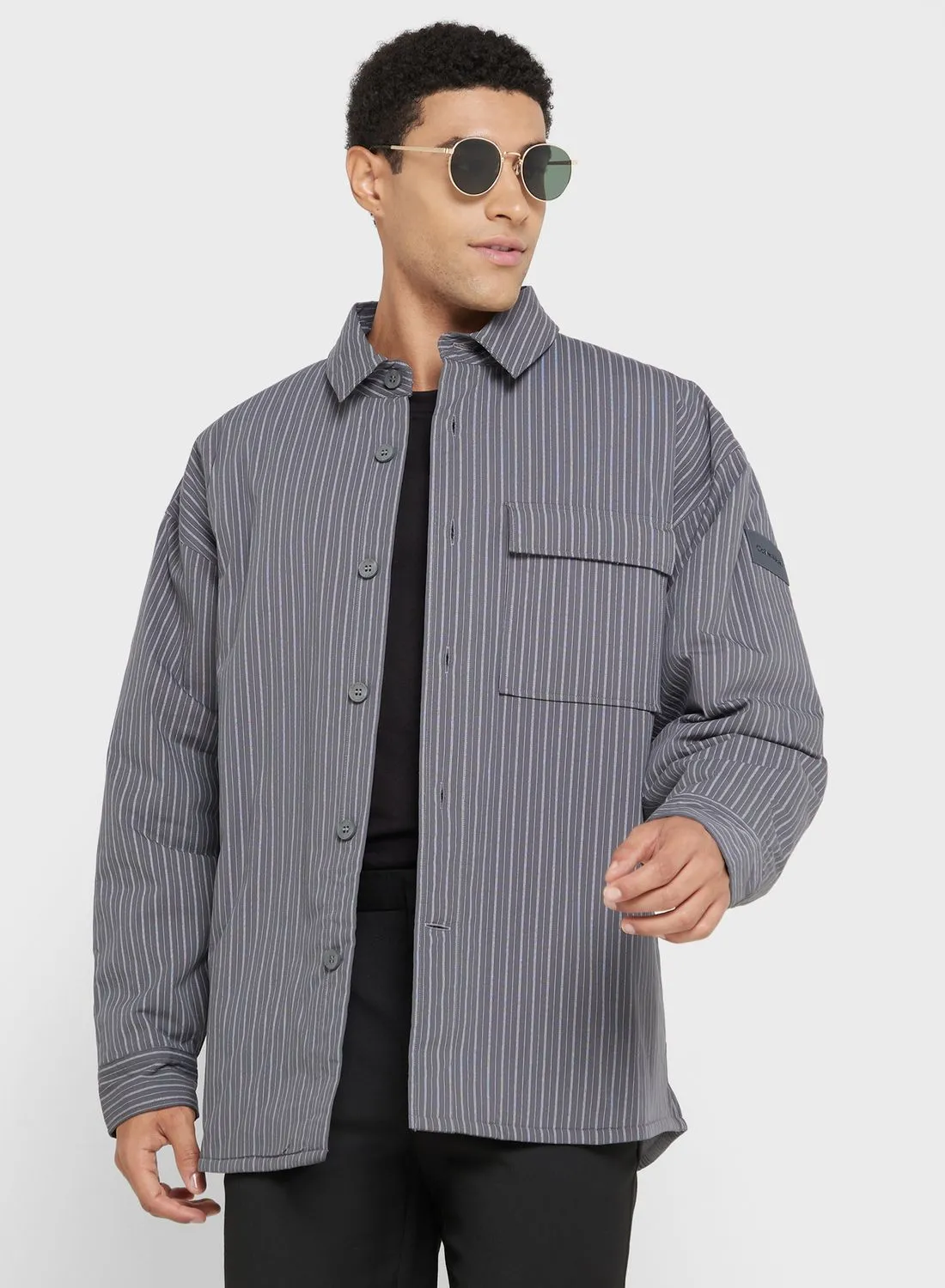 CALVIN KLEIN Striped Regular Fit Shirt