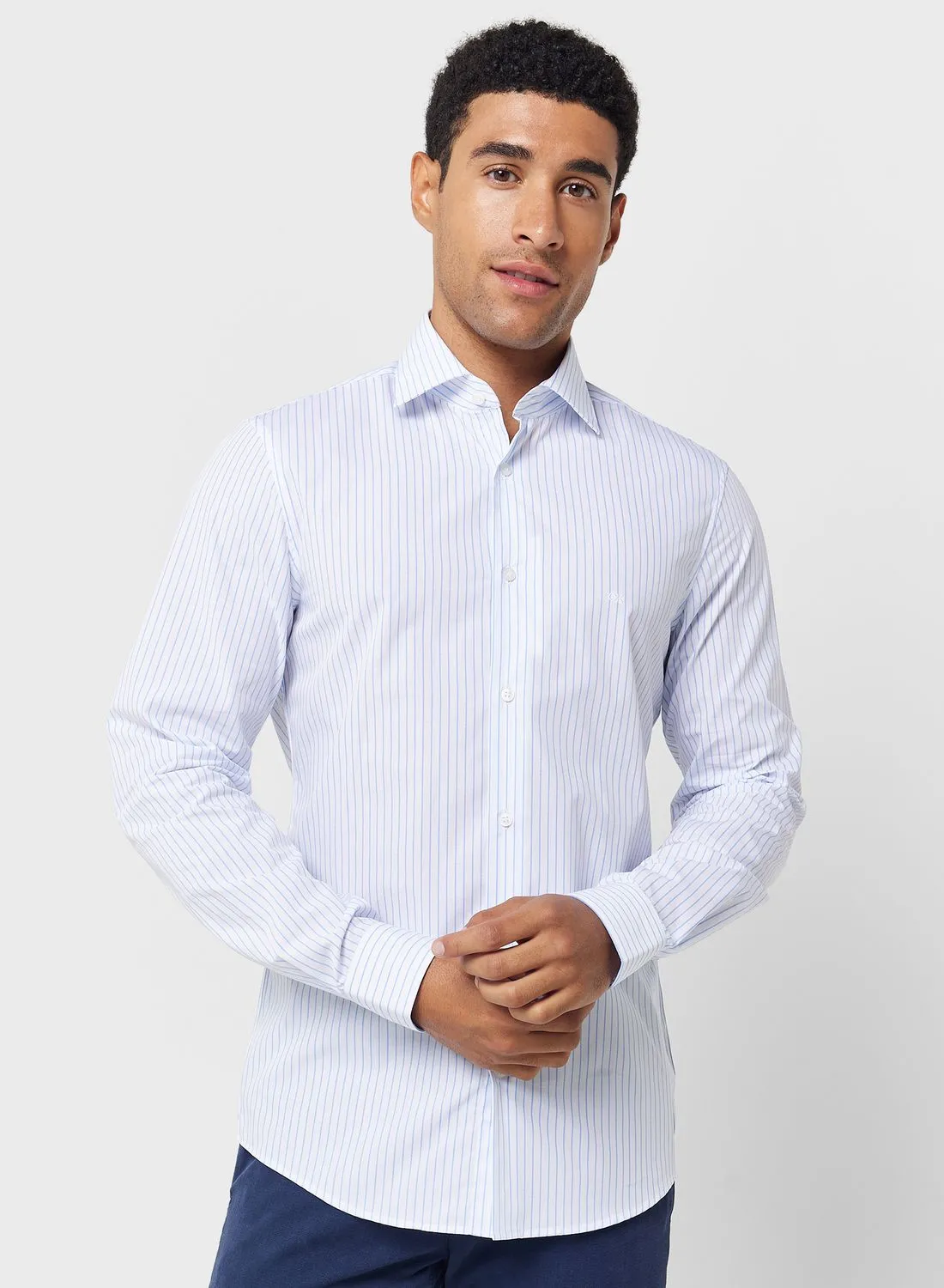 CALVIN KLEIN Stripe Slim Fit Shirt