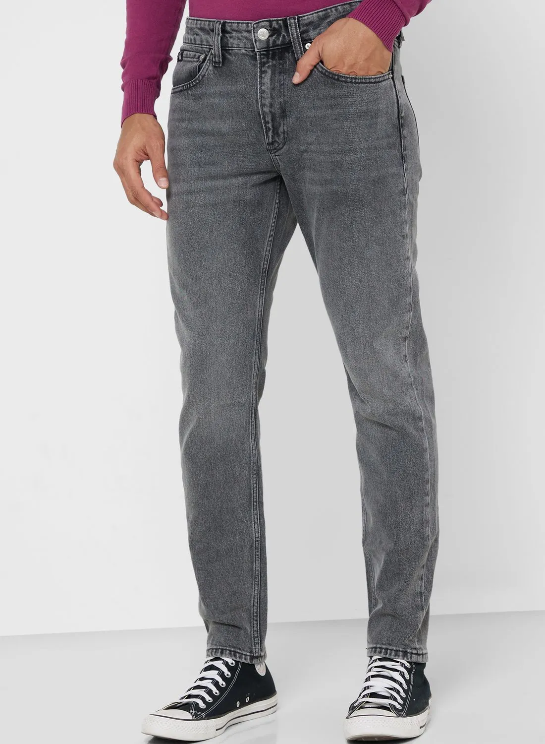 Calvin Klein Jeans Mid Wash Slim Fit Jeans