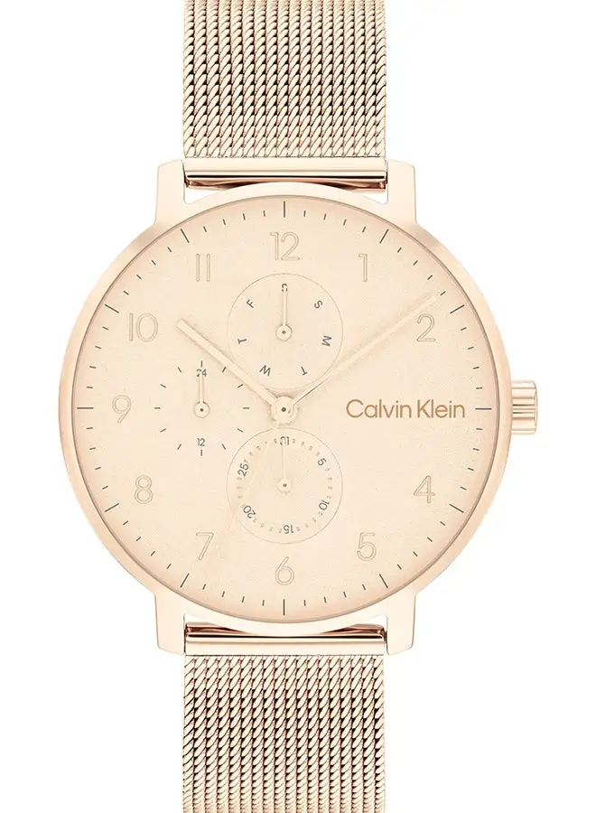 CALVIN KLEIN Unisex Analog Round Shape Stainless Steel Wrist Watch 25200402 - 40 Mm