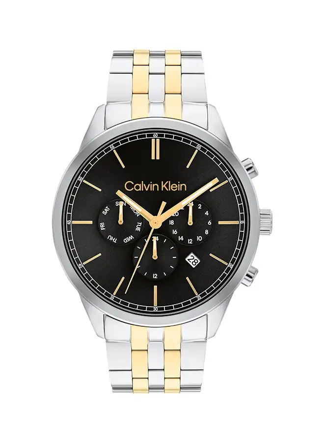 CALVIN KLEIN Men's Analog Round Shape Stainless Steel Wrist Watch 25200380 - 44 Mm