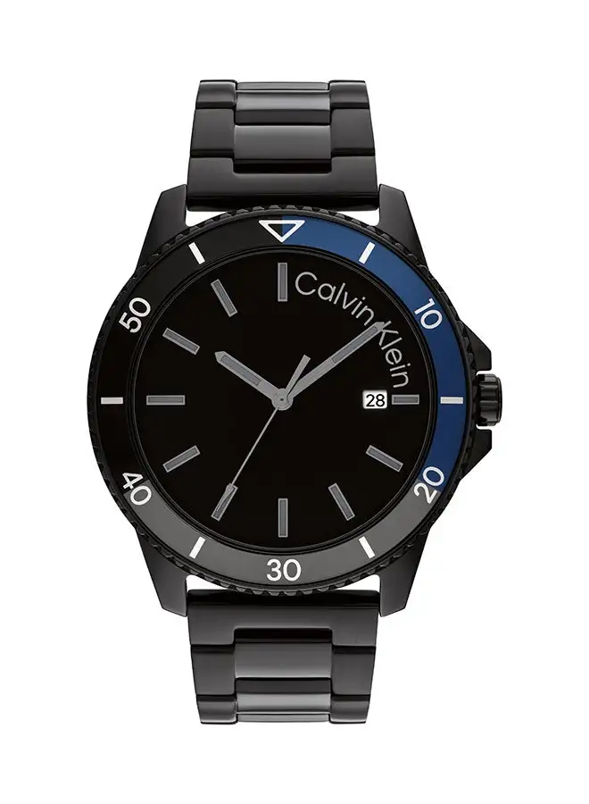 CALVIN KLEIN Men's Analog Round Shape Stainless Steel Wrist Watch 25200382 - 44 Mm