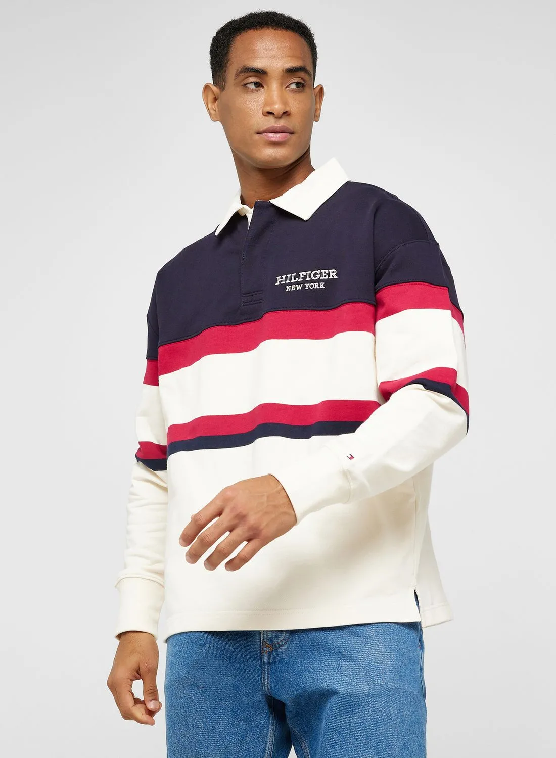 TOMMY HILFIGER Color Block Polo