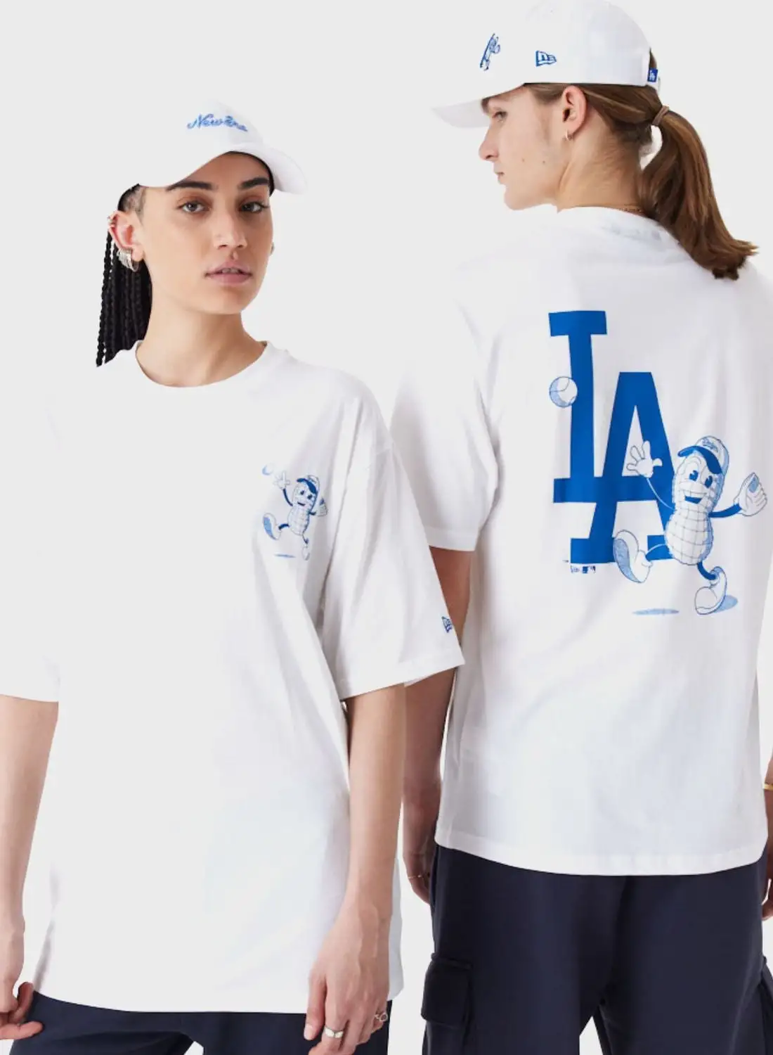 تي شيرت NEW ERA Los Angeles Dodgers كبير الحجم