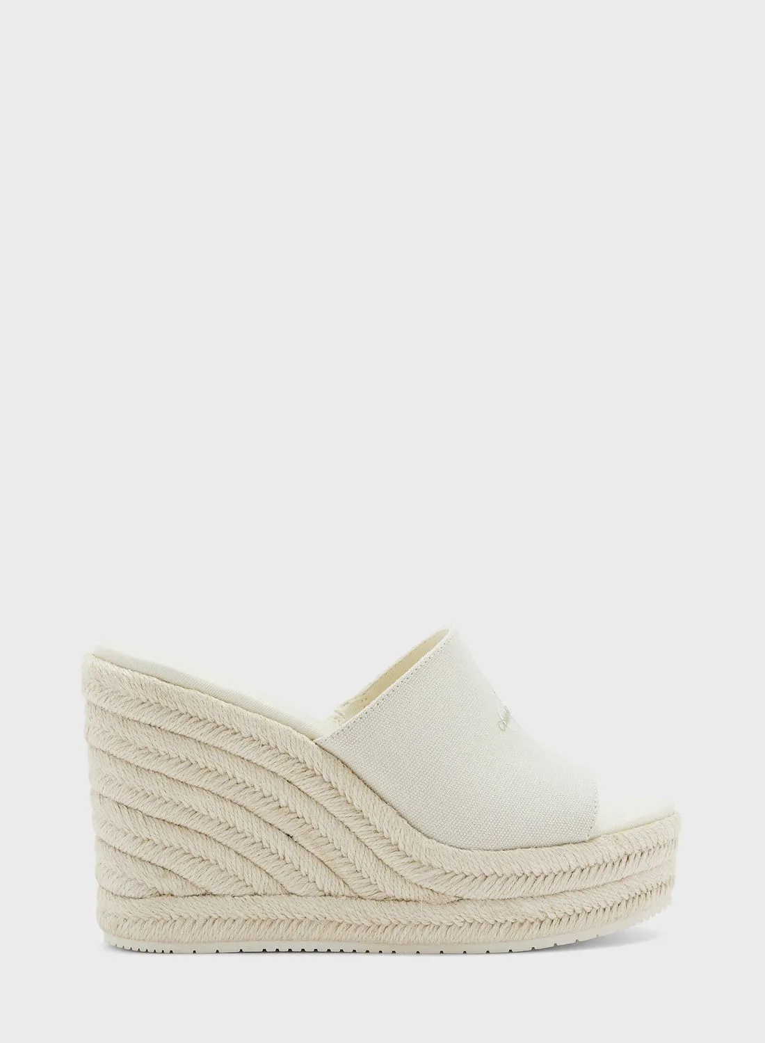 Calvin Klein Jeans Slide One Strap Wedge Sandals
