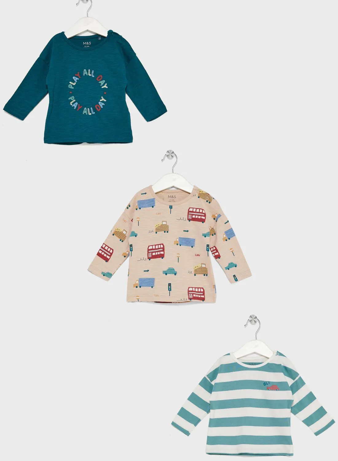Marks & Spencer Infant 3 Pack T-Shirt