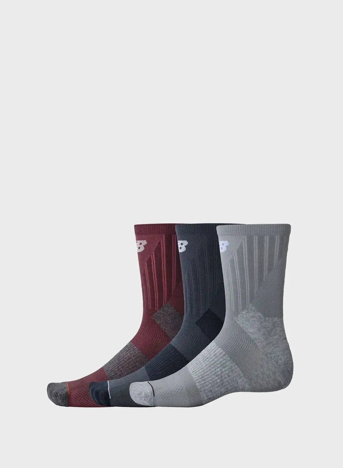 New Balance 3 Pack Running Repreve Midcalf Socks