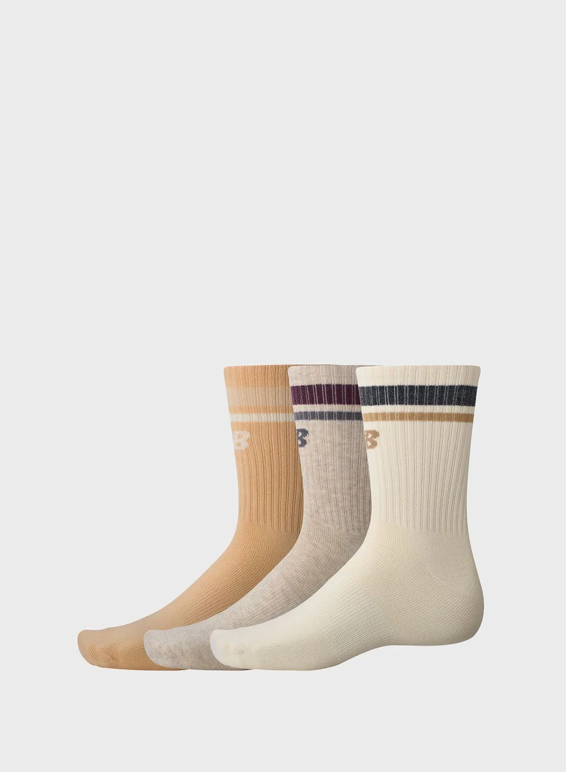 New Balance 3 Pack Essential Midcalf Socks