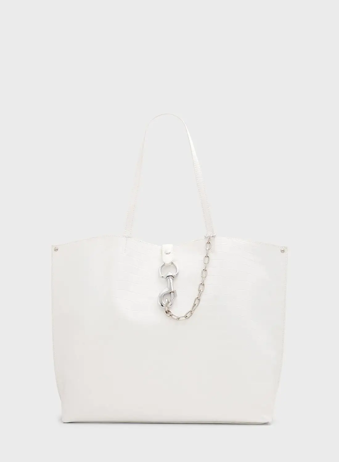 CALL IT SPRING Top Handle Chain Detailed Tote