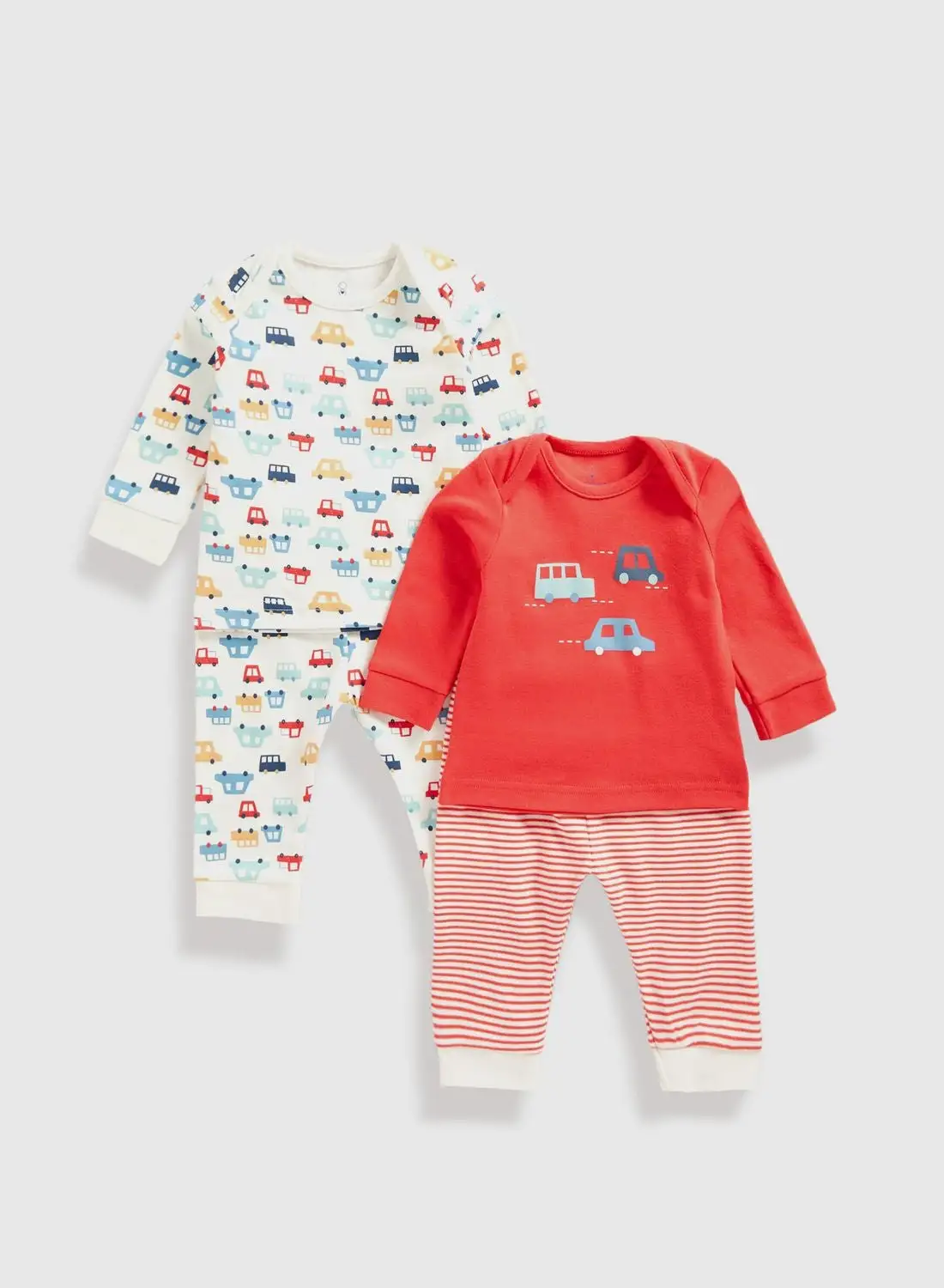 mothercare Kids 2 Pack Printed Pyjama Set