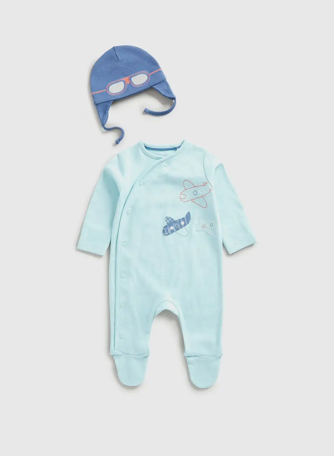 mothercare Kids Graphic Bodysuit & Hat Set