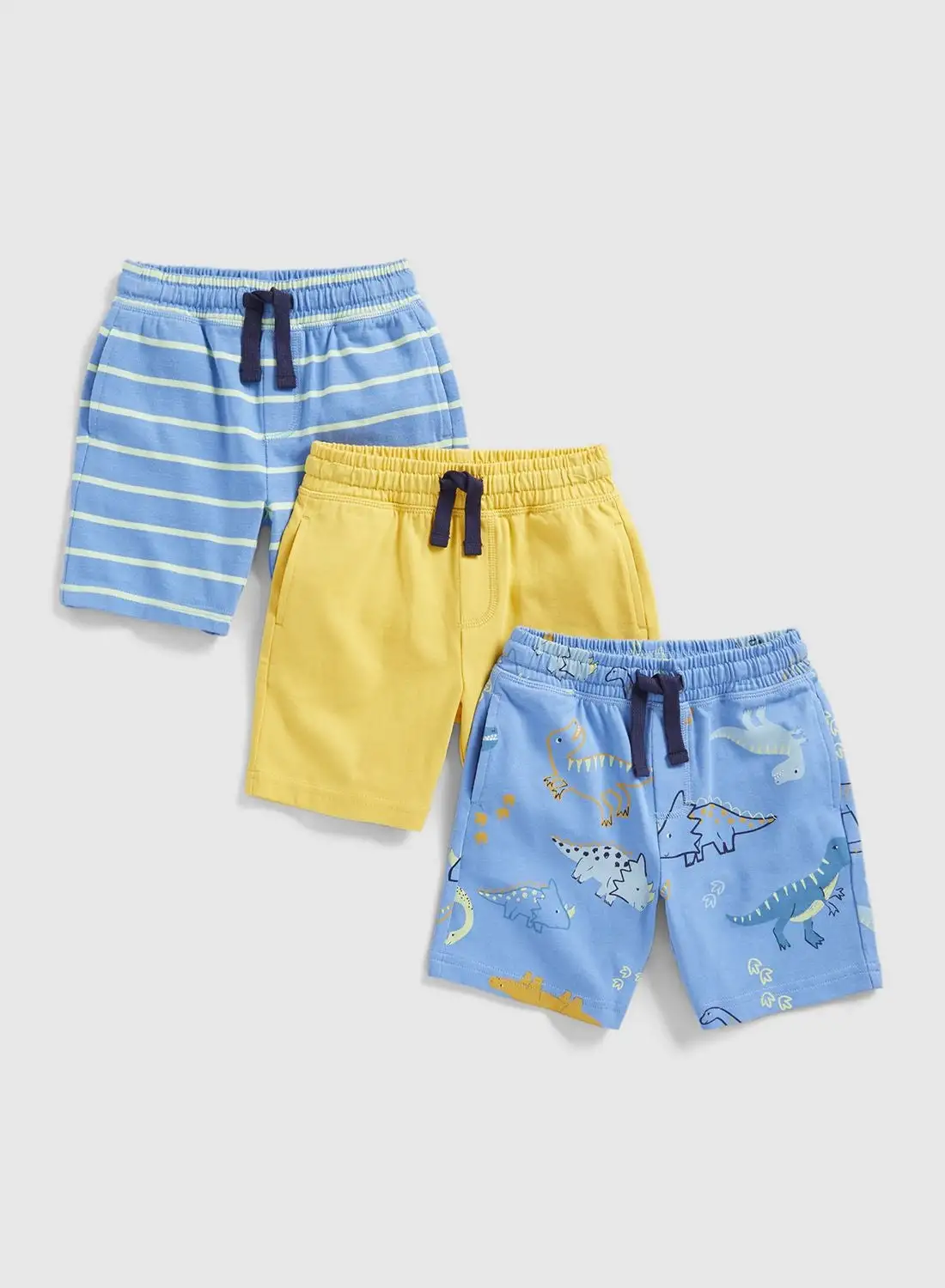 mothercare Kids 3 Pack Assorted Shorts