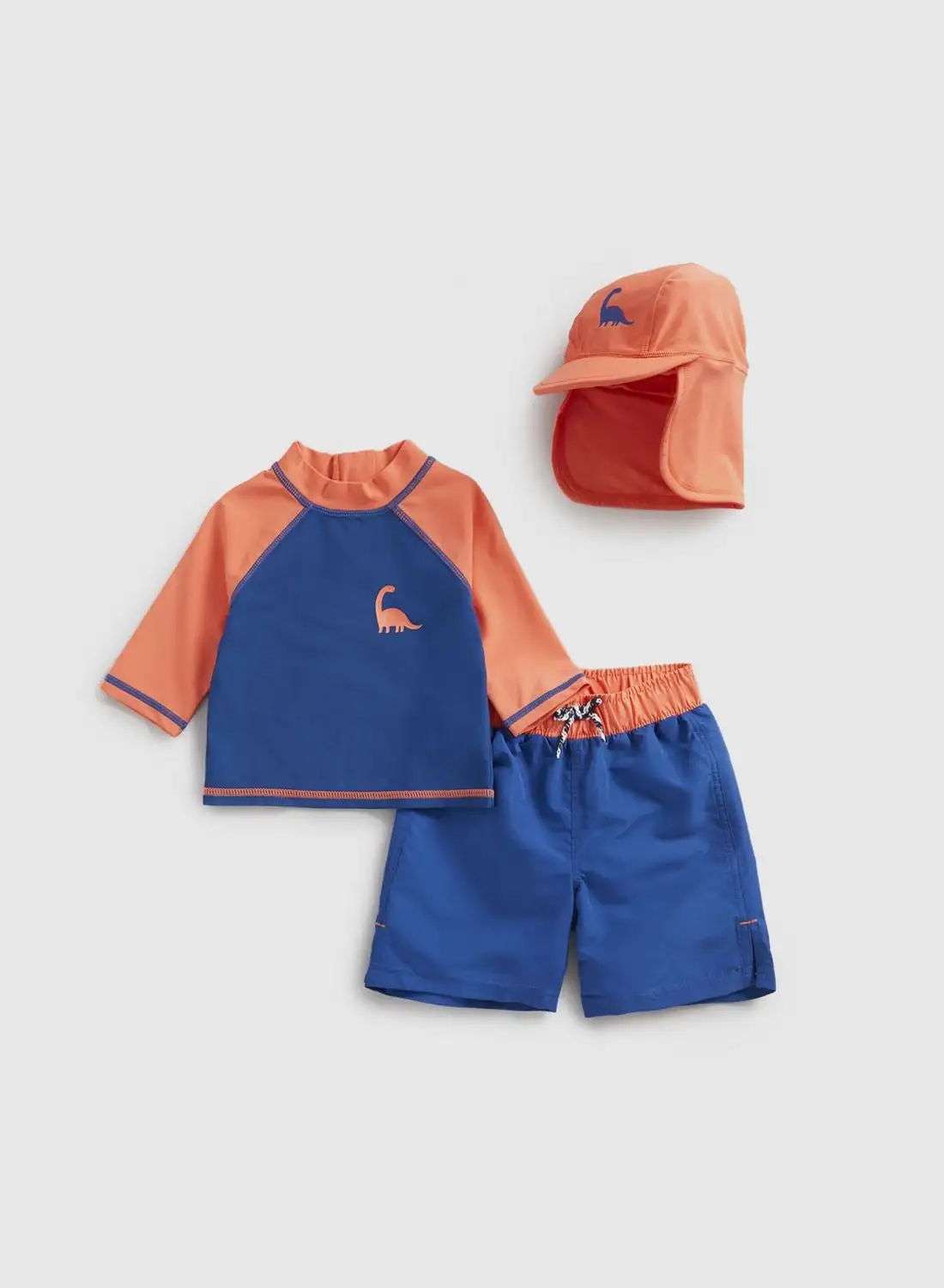 mothercare Kids Dinosaur T-Shirt, Shorts and Keppi Set