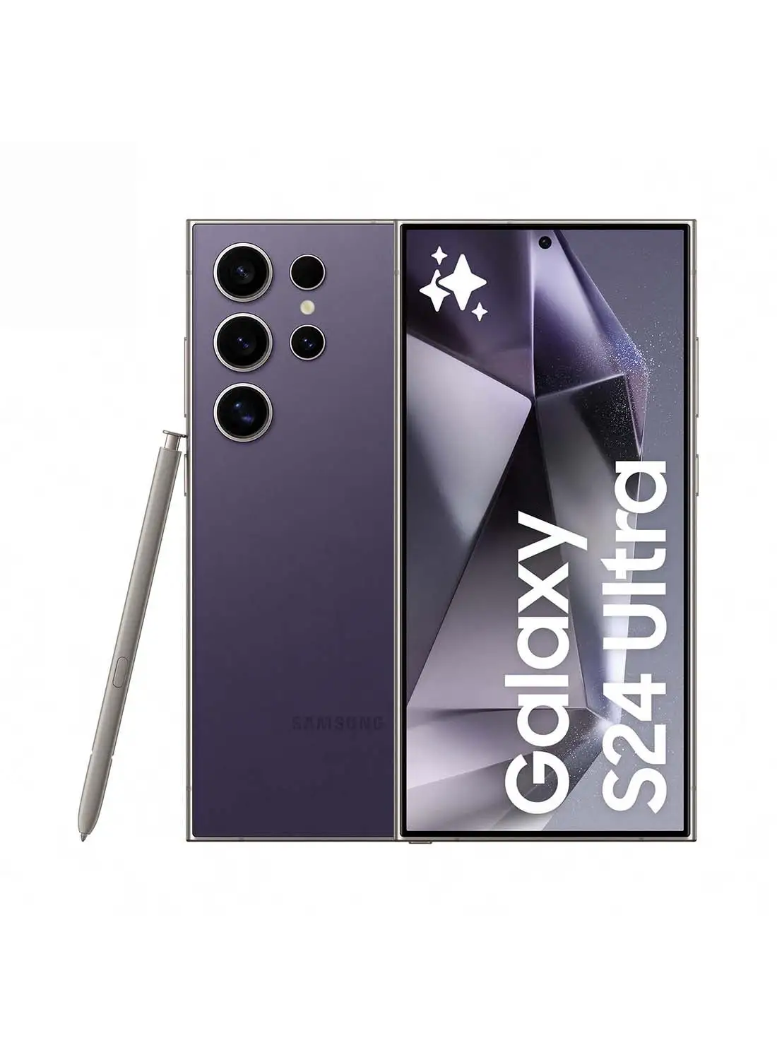 Samsung Galaxy S24 Ultra Dual SIM Titanium Violet 12GB RAM 1TB 5G - Middle East Version