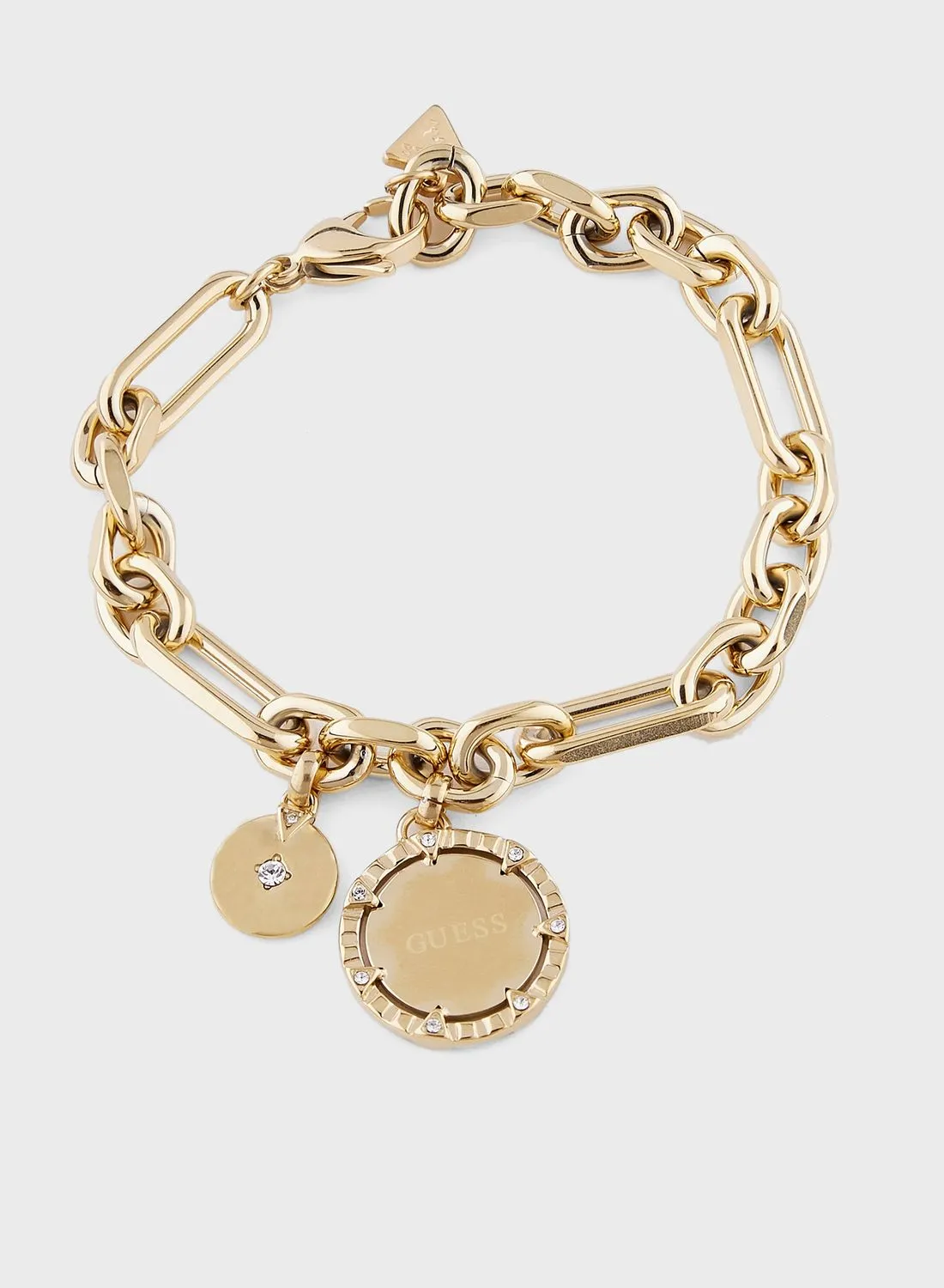 GUESS Linea Logo Gold Plated Bracelet