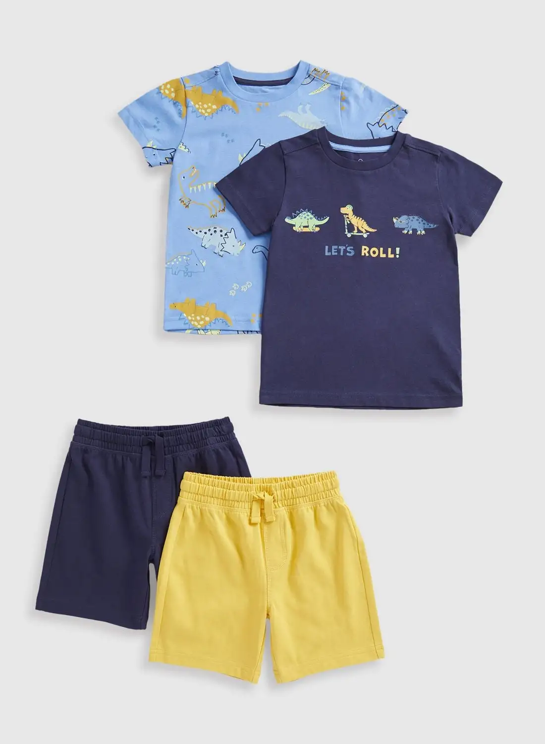 mothercare Kids 2 Pack T-Shirt & Shorts Set