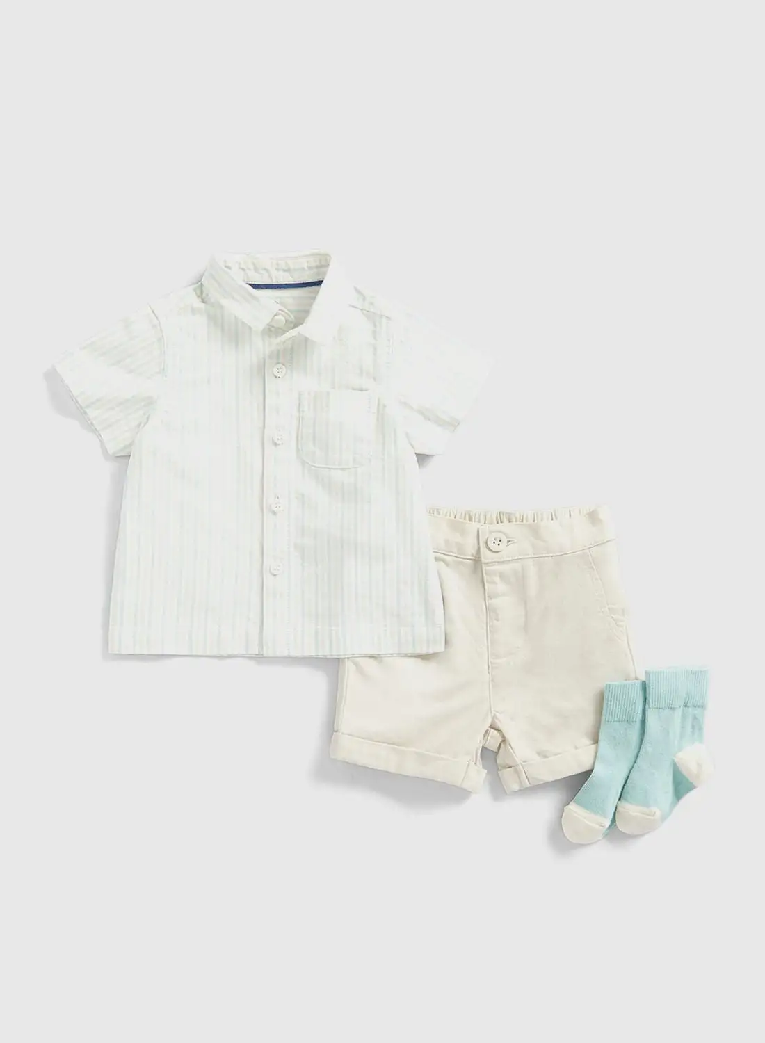 mothercare Kids Essential Shirt & Shorts Set