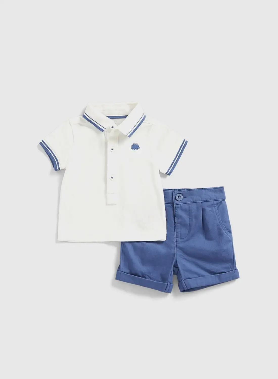 mothercare Kids Essential Polo & Shorts Set