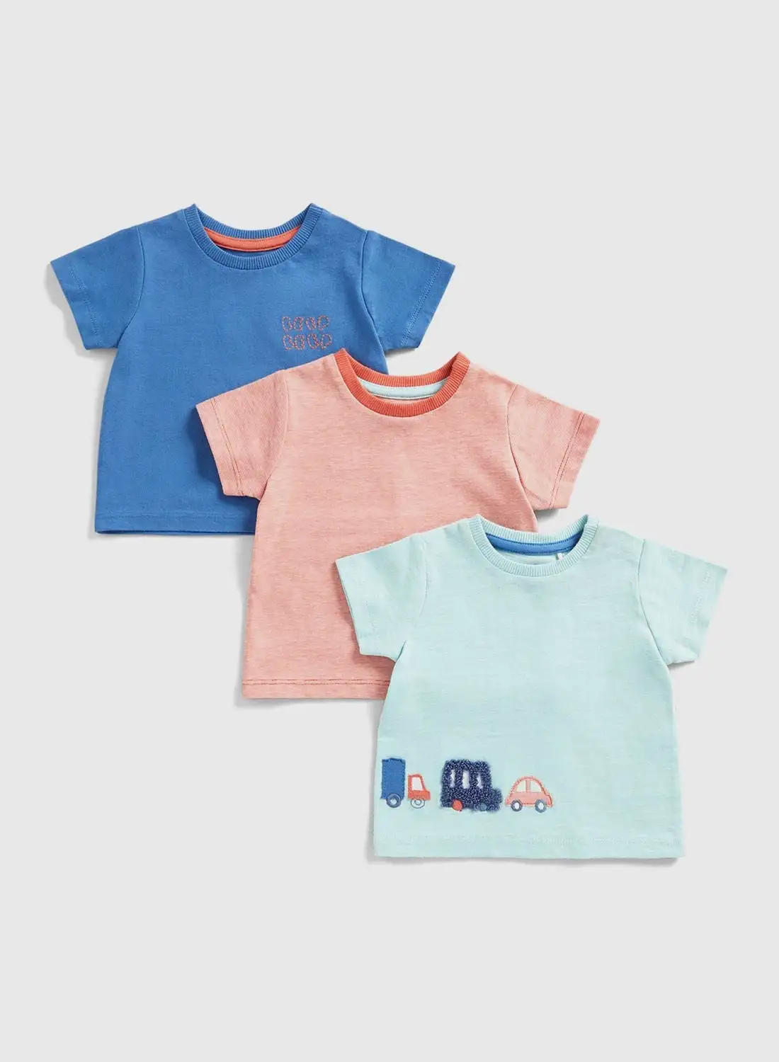 mothercare Kids 3 Pack Printed T-Shirt