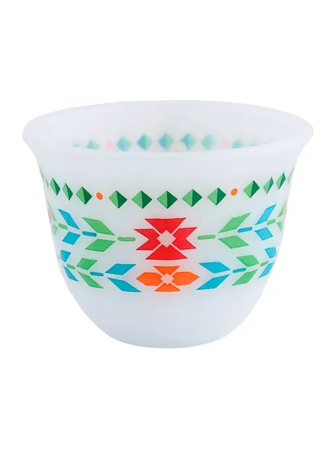 Alsaif 6-Piece Cawa Cup Set Multicolour 10cm
