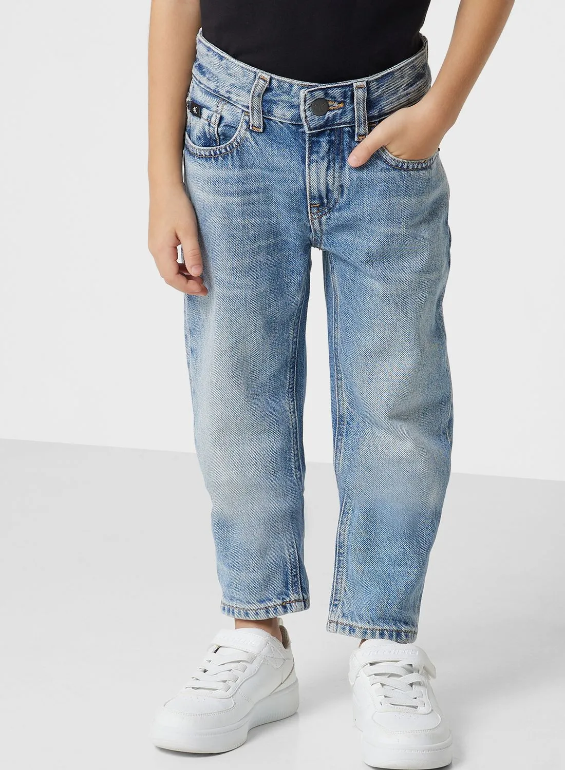 Calvin Klein Jeans Kids Straight Fit Jeans