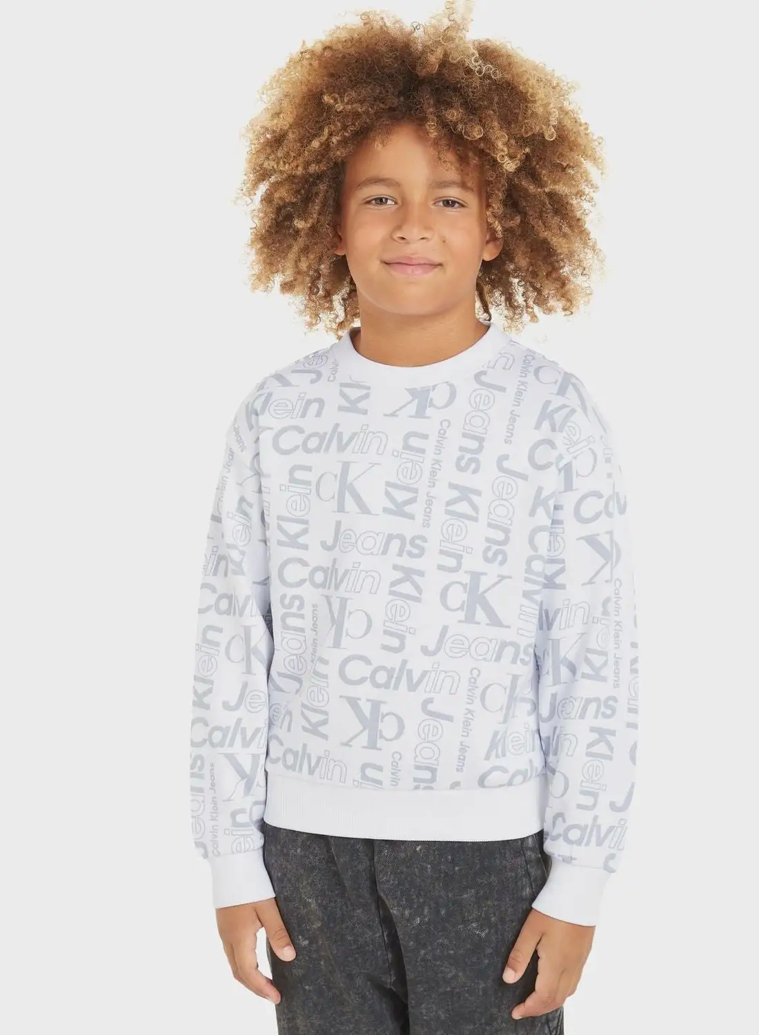 Calvin Klein Jeans Kids All Over Print Sweatshirt