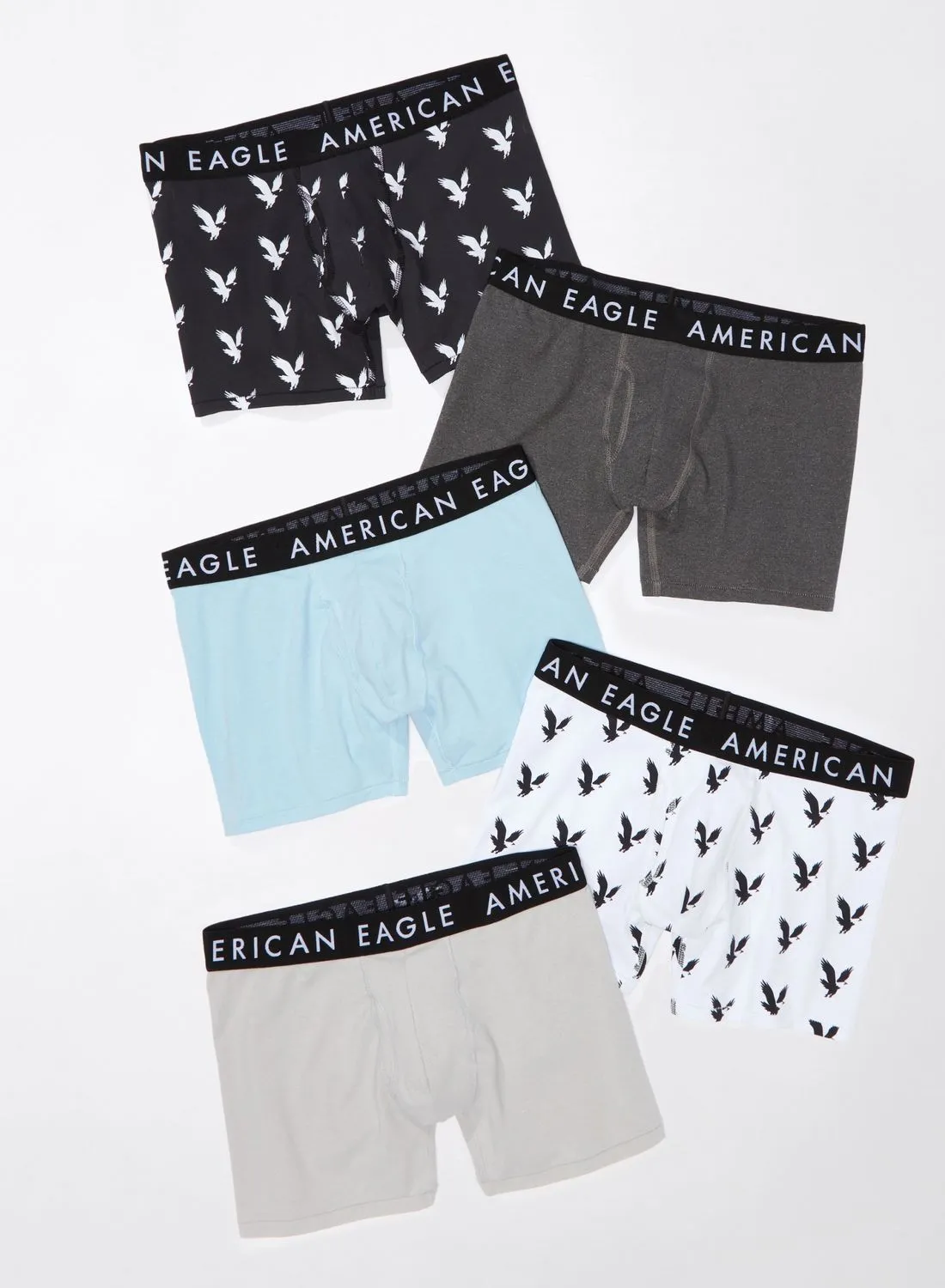 American Eagle 5 Pack Assorted Trunks